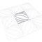 Ekena Millwork Extra Small Otis Decorative Fretwork Wall Panels in Architectural PVC, 7 3/8"W x 7 3/8"H x 3/8"T WALP08X08OTS - alternate 6